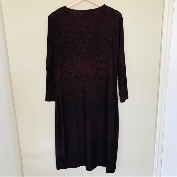 GEORGE Wrap Dress Deep V Neck & crackle pattern - Picture 5 of 11